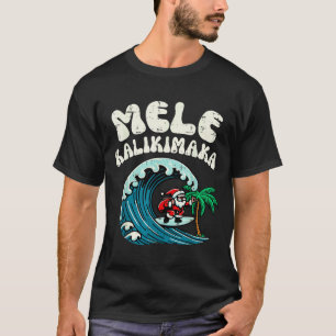 Christmas Surfing Santa Mele Kalikimaka Xmas Men B T-Shirt