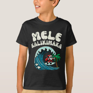 Christmas Surfing Santa Mele Kalikimaka Xmas Men B T-Shirt