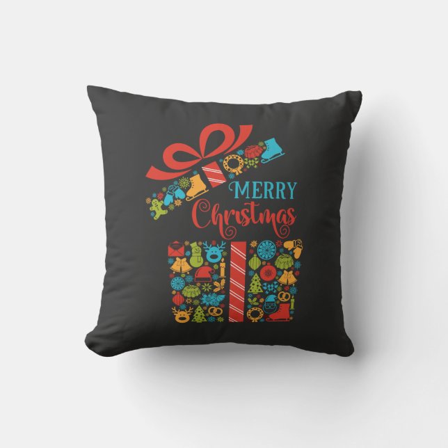 Christmas Surprise Box Cushion (Front)