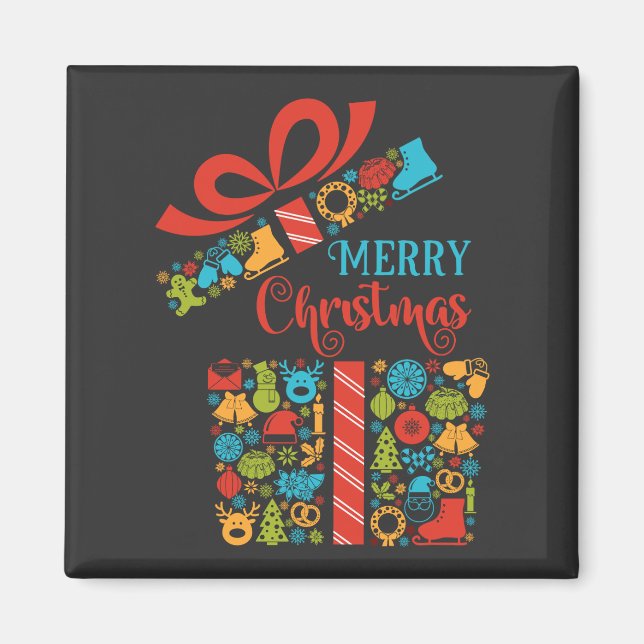 Christmas Surprise Box Magnet (Front)