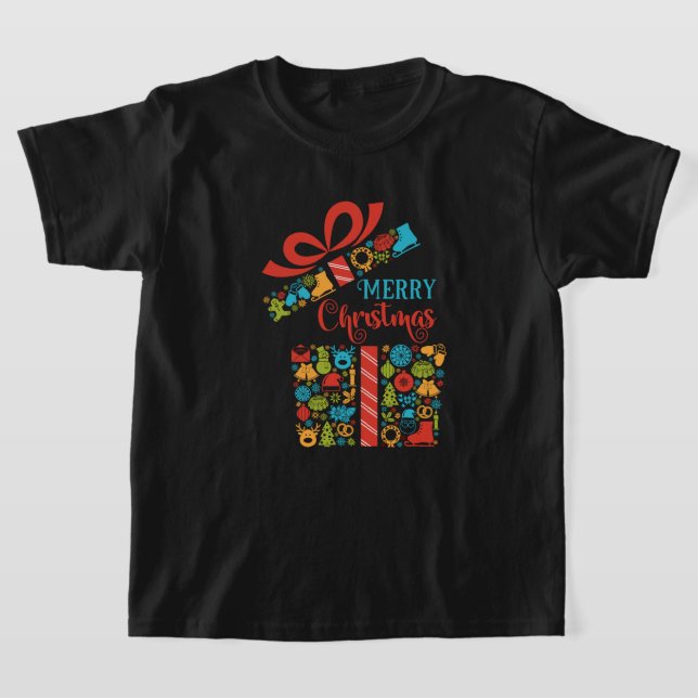 Christmas Surprise Box T-Shirt (Laydown)