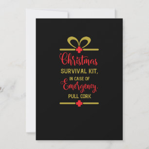 christmas survival kit save the date