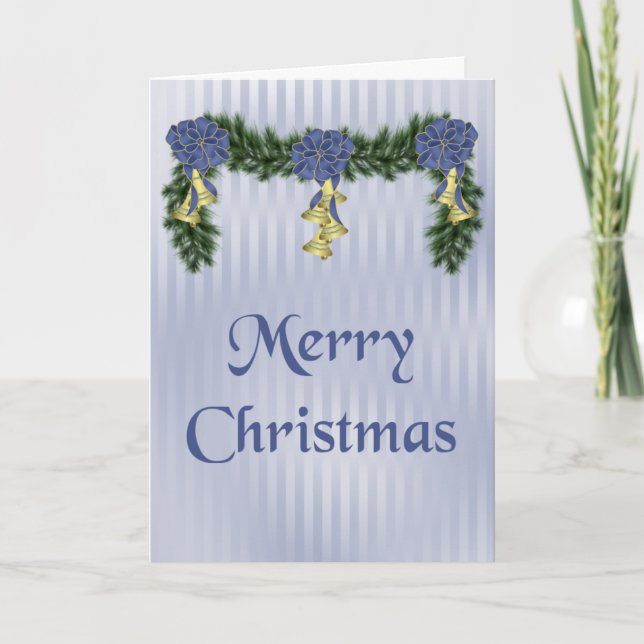 Christmas Swag Holiday Card (Front)