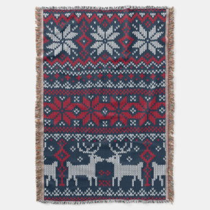 Christmas Sweater Holiday Blanket