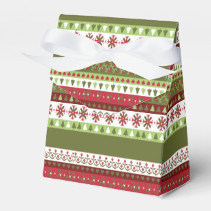 Christmas Sweater Holiday Tent Favour Box