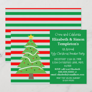 Christmas Sweater Party Invitations