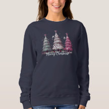 Christmas Sweatshirt, Enchanted Designed Christmas
