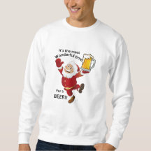 Christmas Sweatshirt - TIme For a Beer