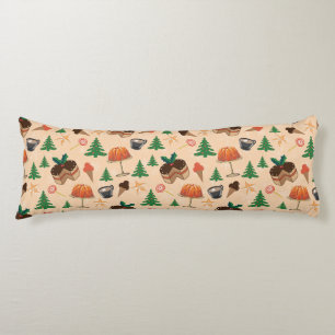 Christmas sweets body cushion