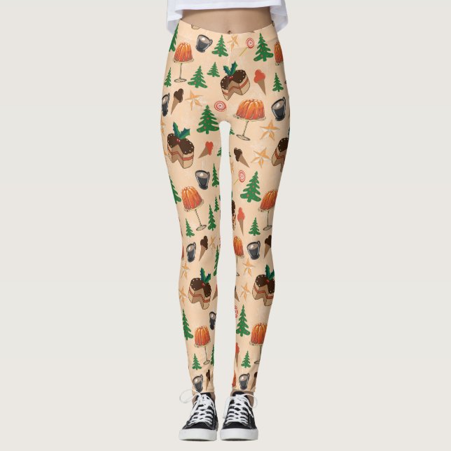 Christmas sweets leggings (Front)