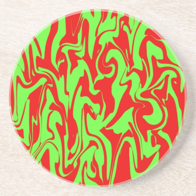 Christmas Swirl Coaster (Front)