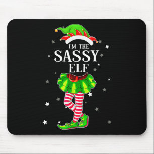 Christmas Sy Elf Xmas Funny Family Matching Girls Mouse Mat