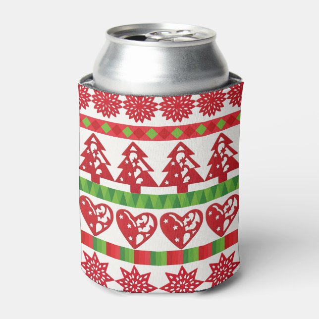 Christmas symbols can cooler (Can Front)