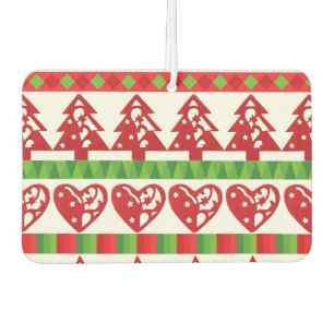 Christmas symbols car air freshener