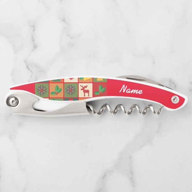 Christmas Symbols Medley Art Thunder_Cove Corkscrew (Front)