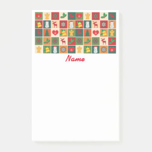 Christmas Symbols Medley Art Thunder_Cove Post-it Notes