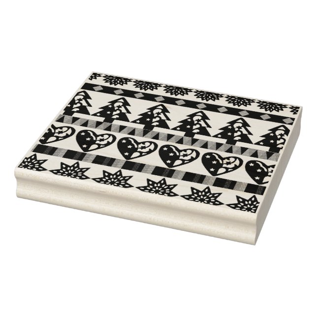 Christmas symbols rubber stamp (Stamp)