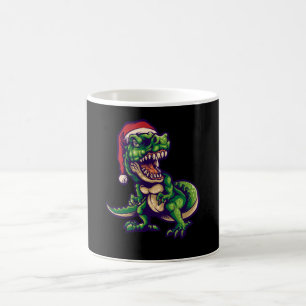 Christmas T-rex Dinosaur   Dinosaur Design Coffee Mug