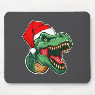 Christmas T-rex  Mouse Mat