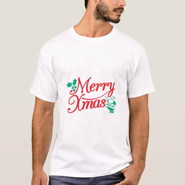 Christmas T-Shirt – Festive Holiday Graphic Tree (Front)