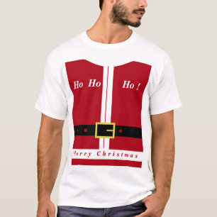 Christmas T-Shirt Funny Santa Claus Design Gift