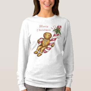 Christmas t-shirt Gingerbread Merry Christmas