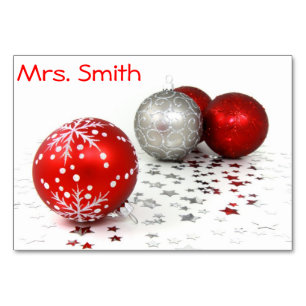 Christmas Table Card