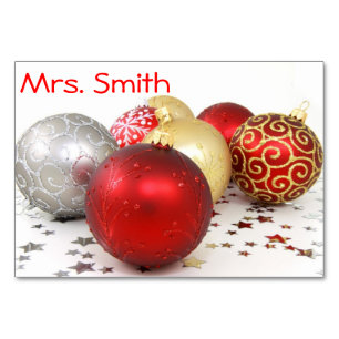 Christmas Table Card