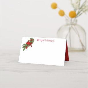 Christmas Table Place Cards