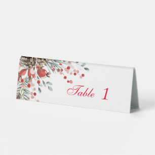 Christmas   table tent sign