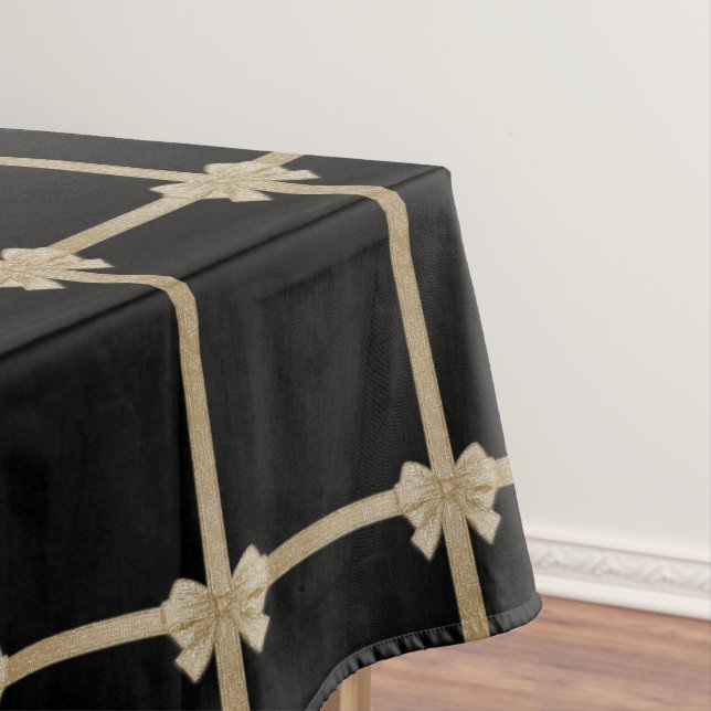 Christmas Tablecloth, Bow Tablecloth (In Situ)