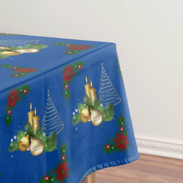 Christmas Tablecloth, Christmas Candle Tablecloth (In Situ)