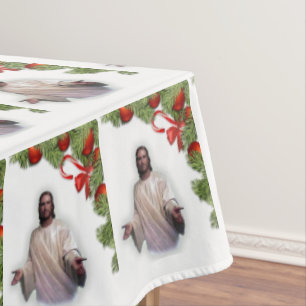 Christmas Tablecloth, Jesus Christ Tablecloth