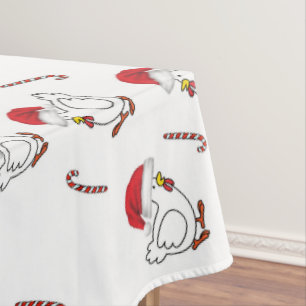 Christmas Tablecloth, Merry Christmas Chicks Tablecloth