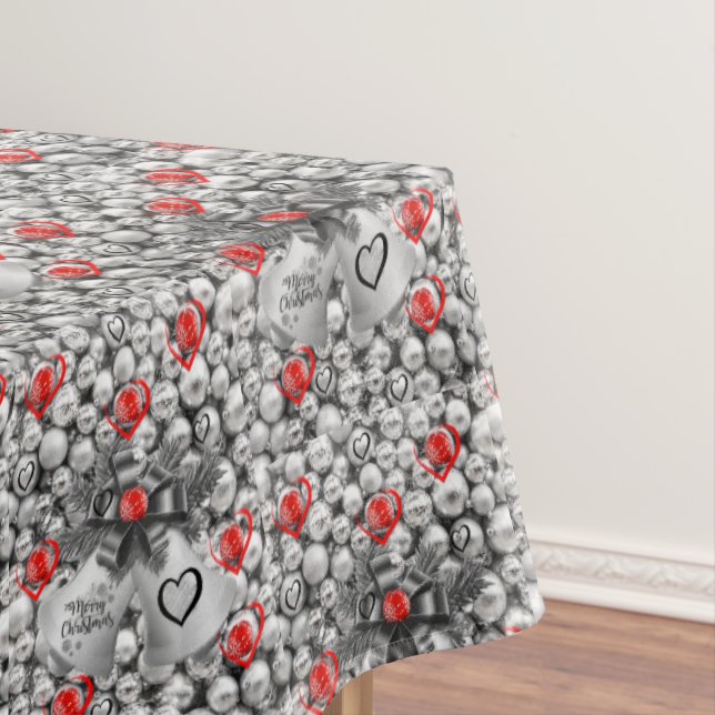 Christmas Tablecloth, Merry Christmas Tablecloth (In Situ)