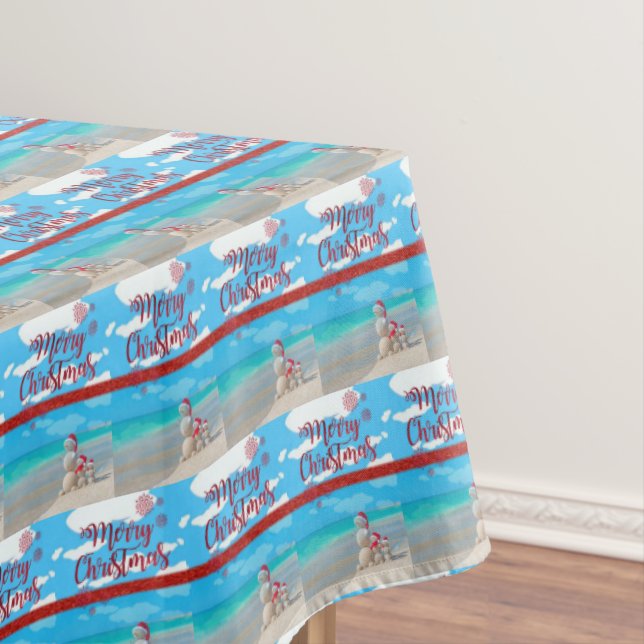 Christmas Tablecloth,  Merry Christmas Tablecloth (In Situ)