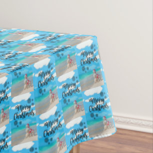 Christmas Tablecloth, Merry Christmas Tablecloth