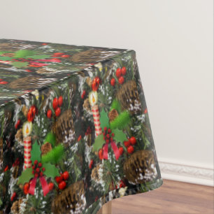 Christmas Tablecloth, Merry Christmas Tablecloth