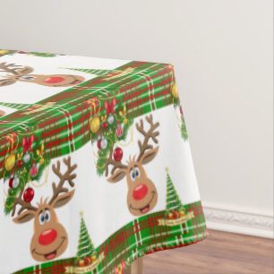 Christmas Tablecloth, Merry Christmas Tablecloth