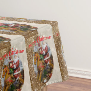 Christmas Tablecloth, Merry Christmas Tablecloth