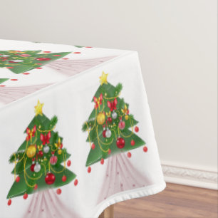 Christmas Tablecloth, Merry Christmas Tablecloth