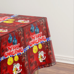 Christmas Tablecloth, Merry Christmas Tablecloth