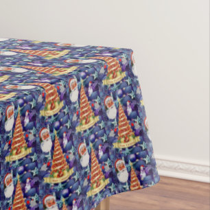 Christmas Tablecloth, Merry Christmas Tablecloth