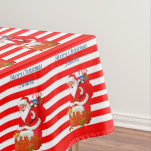 Christmas Tablecloth, Merry Christmas Tablecloth