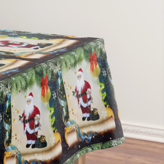 Christmas Tablecloth, Santa Tablecloth (In Situ)