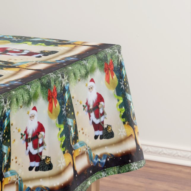 Christmas Tablecloth, Santa Tablecloth (In Situ)