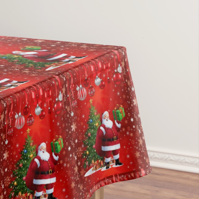 Christmas Tablecloth, Santa Tablecloth (In Situ)