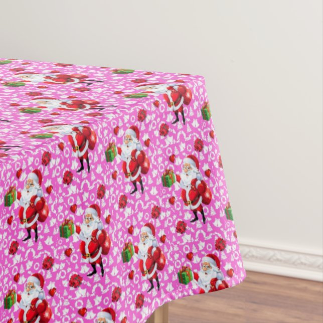 Christmas Tablecloth, Santa Tablecloth (In Situ)