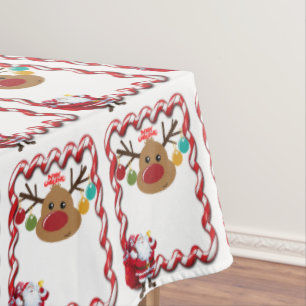 Christmas Tablecloth, Santa Tablecloth