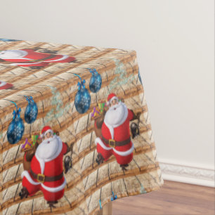 Christmas Tablecloth, Santa Tablecloth